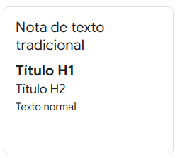 cómo usar google Keep nota de texto